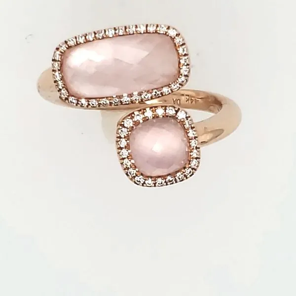 GEMSTONE RING | PINK QUARTZ | 14 KARAT ROSE GOLD Van Scoy Jewelers Wyomissing, PA