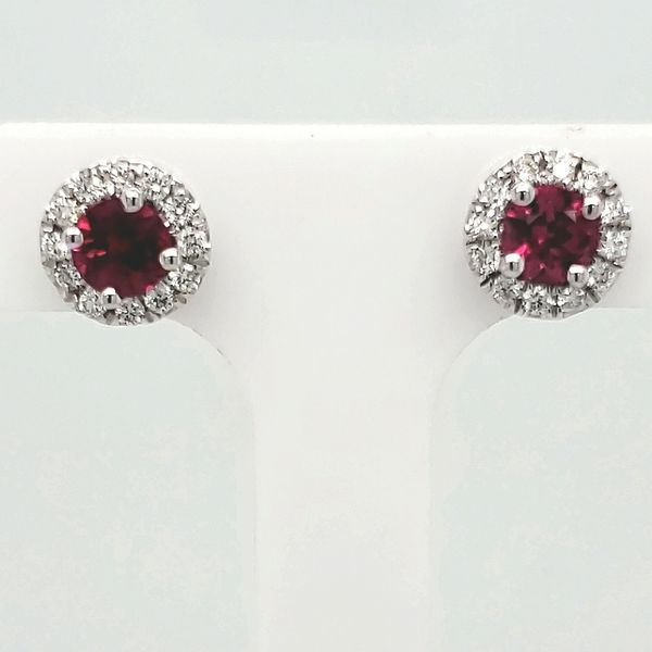 Ruby & Diamond Earrings Van Scoy Jewelers Wyomissing, PA