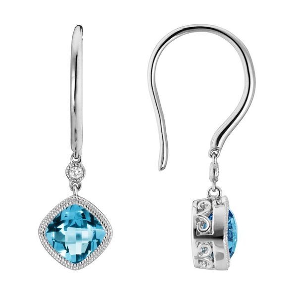 Blue Topaz Earrings Van Scoy Jewelers Wyomissing, PA