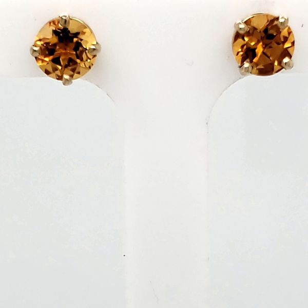 Citrine Stud Earrings Van Scoy Jewelers Wyomissing, PA