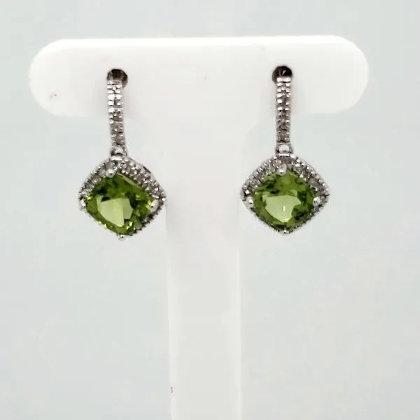 Peridot & Diamond Earrings Van Scoy Jewelers Wyomissing, PA