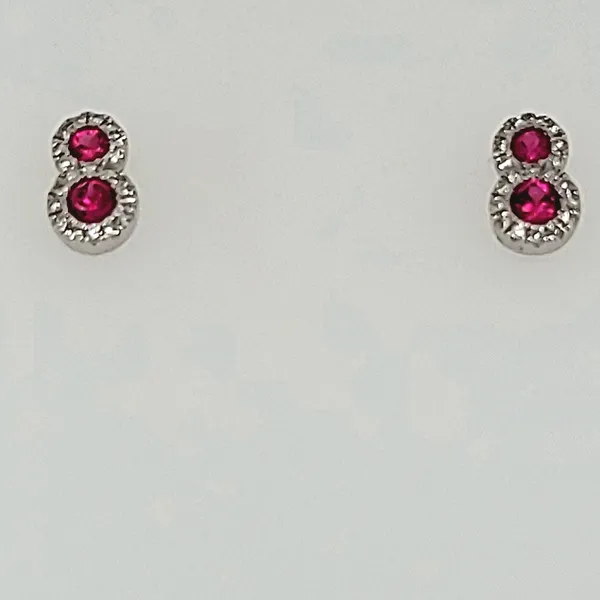 Ruby & Diamond Earrings Van Scoy Jewelers Wyomissing, PA