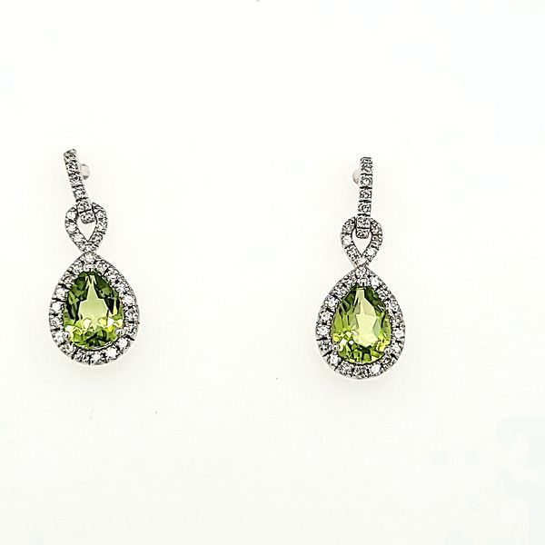 Peridot and Diamond Earrings Van Scoy Jewelers Wyomissing, PA