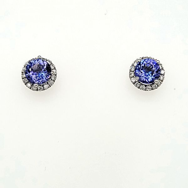 Starry Night Splendor: Tanzanite & Diamond Earrings Van Scoy Jewelers Wyomissing, PA