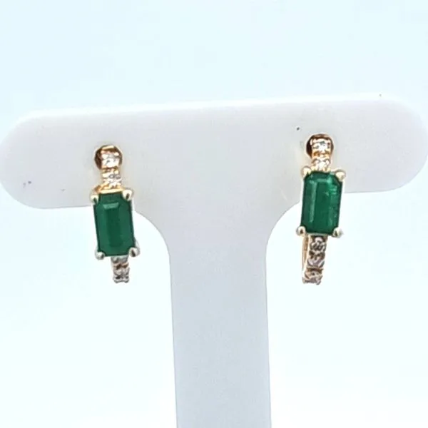COLORED STONE EARRINGS/ EMERALD EARRINGS Van Scoy Jewelers Wyomissing, PA