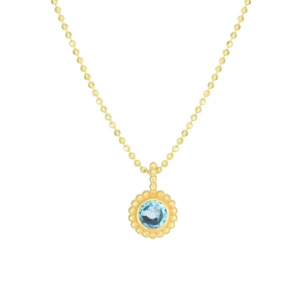Blue Topaz Pendant Van Scoy Jewelers Wyomissing, PA