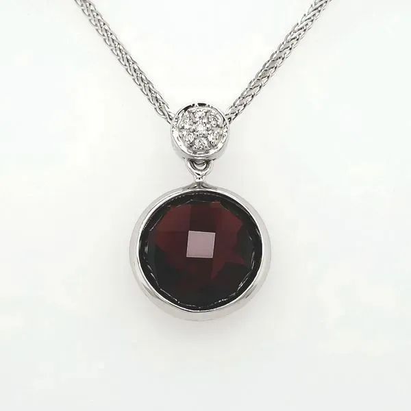 Garnet Pendant Van Scoy Jewelers Wyomissing, PA