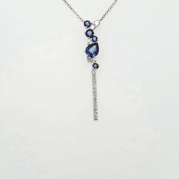 Sapphire Necklace Image 2 Van Scoy Jewelers Wyomissing, PA