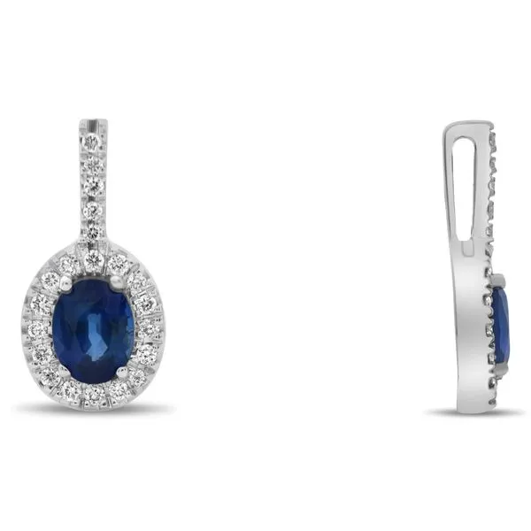 SAPPHIRE AND DIAMOND PENDANT Van Scoy Jewelers Wyomissing, PA