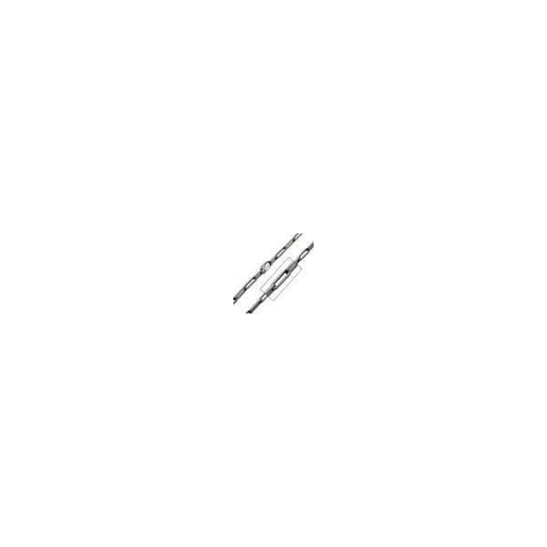 Men’s Stainless Steel Gun Metal IP 6mm Paperclip Link Chain Necklace, 24