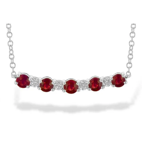 Ruby Diamond Necklace Van Scoy Jewelers Wyomissing, PA