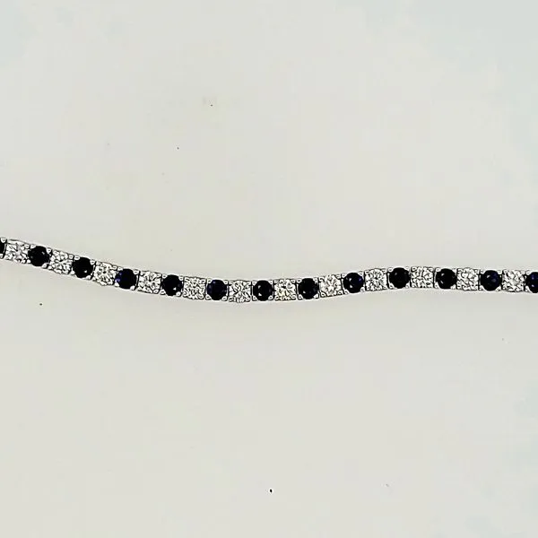 Sapphire and Diamond Tennis  Bracelet Van Scoy Jewelers Wyomissing, PA