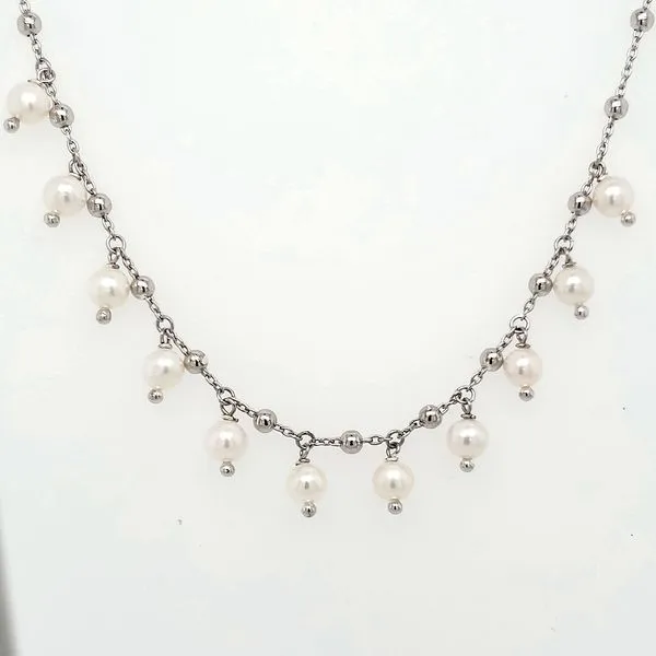 PEARL NECKLACE - STERLING SILVER Van Scoy Jewelers Wyomissing, PA