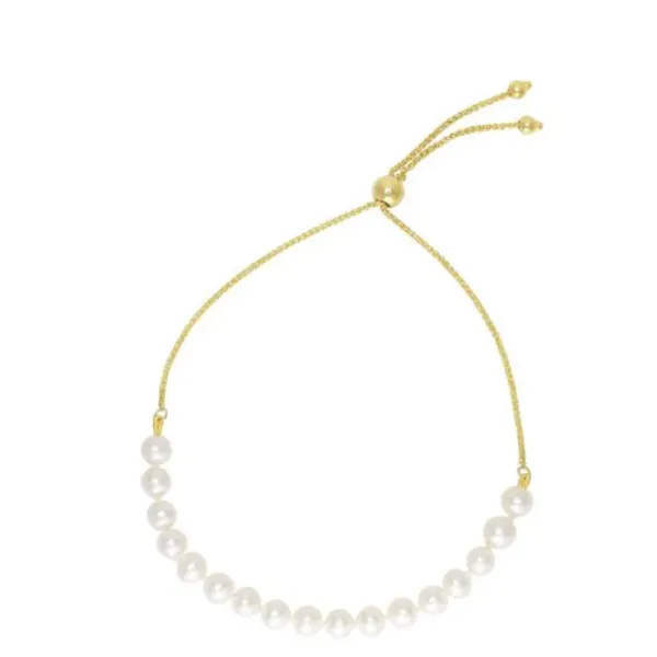 Elegant Pearl Bolo Bracelet – Adjustable Slider Design Van Scoy Jewelers Wyomissing, PA