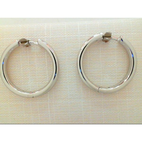 Lady's Medium Hoop Gold Earrings Van Scoy Jewelers Wyomissing, PA