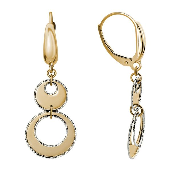 Lady's Dangle Gold Earrings Van Scoy Jewelers Wyomissing, PA
