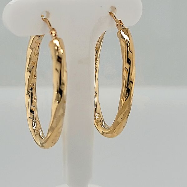 14 KARAT GOLD EARRINGS | HOOP EARRINGS | YELLOW GOLD Van Scoy Jewelers Wyomissing, PA