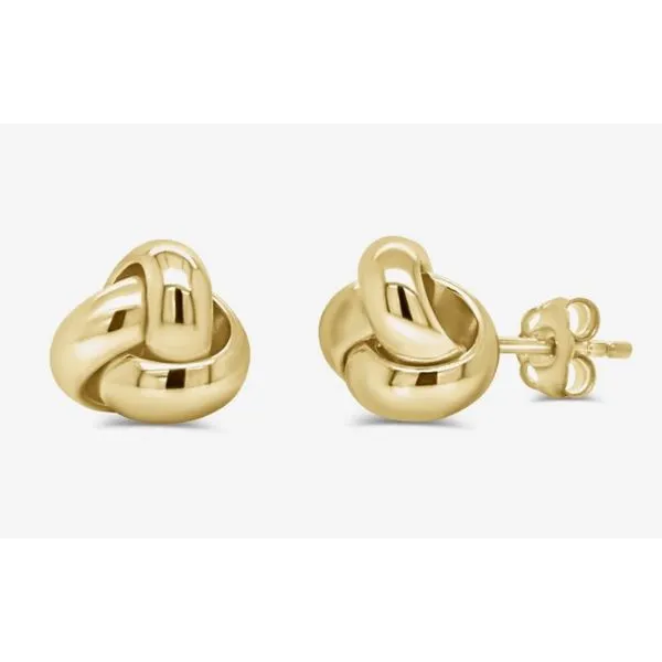 14K Yellow Gold Love Knot Earrings/VanScoy Jewelers of Wyomissing Van Scoy Jewelers Wyomissing, PA