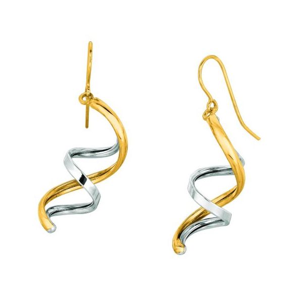 GOLD TWIRL EARRINGS Van Scoy Jewelers Wyomissing, PA