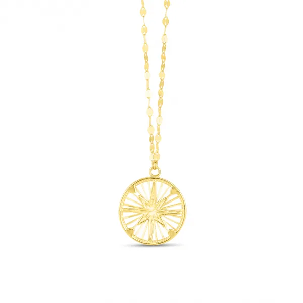 Compass Necklace | 14 karat Van Scoy Jewelers Wyomissing, PA