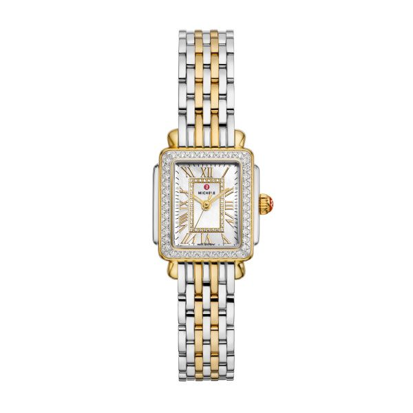 Michele Deco Madison Mini Two-Tone Stainless Steel Watch Van Scoy Jewelers Wyomissing, PA