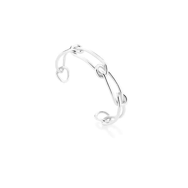 MARCELLO PANE Sterling Silver Swirl Open Cuff Bracelet/ VanScoy Jewelers of Wyomissing Van Scoy Jewelers Wyomissing, PA