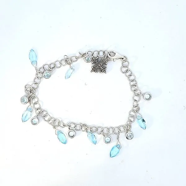 KIR Collection Tiara Chain Bracelet: Stunning Blue Topaz Elegance/ VanScoy Jewelers of Wyomissing Van Scoy Jewelers Wyomissing, PA