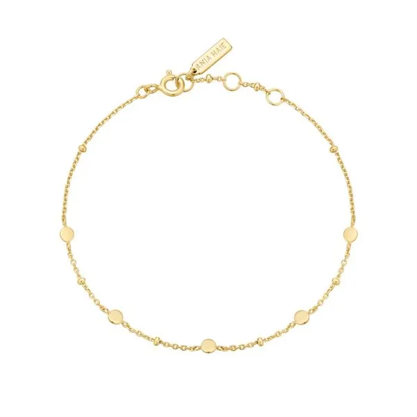 Ania Haie Sterling Silver with Gold Plate Filia Curb Chain Bracelet – Bold & Stylish Van Scoy Jewelers Wyomissing, PA