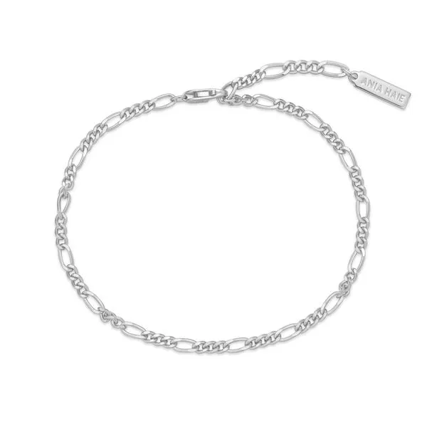 Ania Haie Sterling Silver Filia Curb Chain Bracelet – Bold & Modern/ VanScoy Jewelers of Wyomissing Van Scoy Jewelers Wyomissing, PA