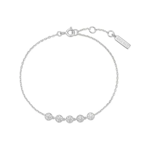 Ania Haie Sterling Silver Pavé Multi Beaded Chain Bracelet – Stylish & Elegant/ VanScoy Jewelers of Wyomissing Van Scoy Jewelers Wyomissing, PA