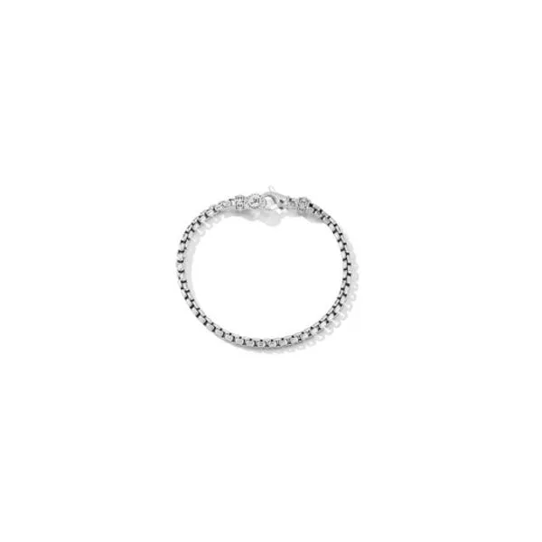 JAI by John Hardy Sterling Silver 3.7mm Origin Chain Bracelet - Size M Van Scoy Jewelers Wyomissing, PA