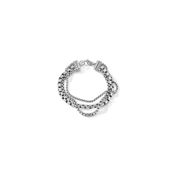 JAI by John Hardy Sterling Silver Triple Strand Box Chain...
