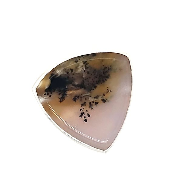 STERLING SILVER RING | PATTI PAGE DESIGNER | DENDRITE OPAL Van Scoy Jewelers Wyomissing, PA