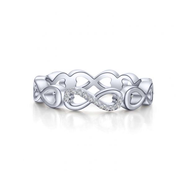 Infinity Promise Ring- Eternity Ring Sterling Silver