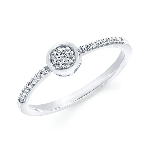 1/10 CTW Diamond Ring in Sterling Silver - Size 7 Van Scoy Jewelers Wyomissing, PA