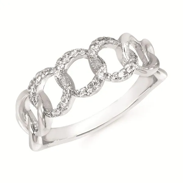 0.16 CTW Diamond Fashion Ring in Sterling Silver - Size 6.5 Van Scoy Jewelers Wyomissing, PA