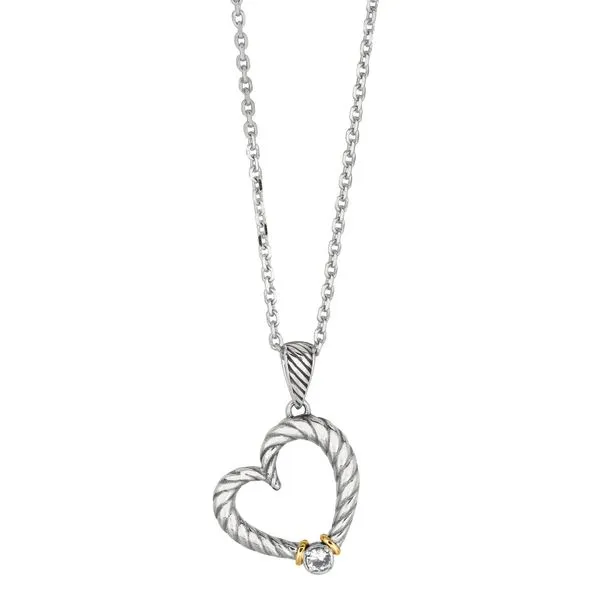 STERLING SILVER PENDANT | HEART PENDANT | DIAMOND PENDANT Van Scoy Jewelers Wyomissing, PA