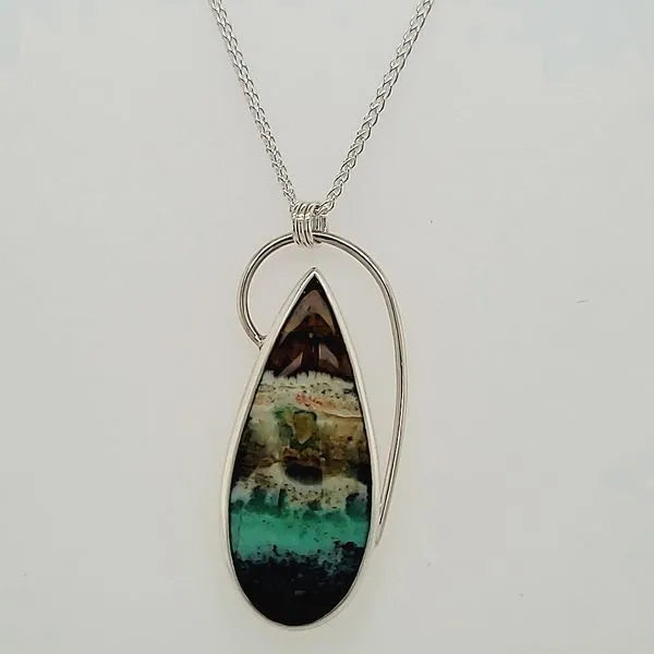 STERLING SILVER | PETRIFIED WOOD OPALIZED WOOD Van Scoy Jewelers Wyomissing, PA