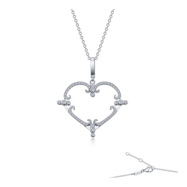 Lafonn | Sterling Silver Heart Necklace Van Scoy Jewelers Wyomissing, PA