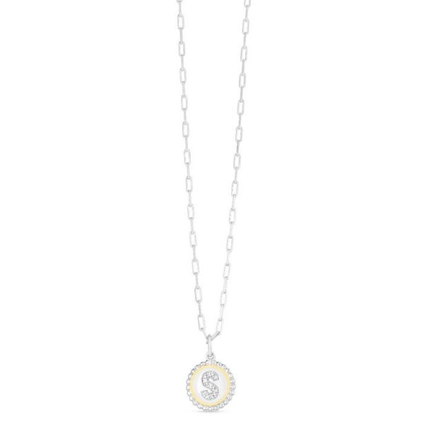 Diamond Pendant | Sterling Silver | Initial Pendant Van Scoy Jewelers Wyomissing, PA