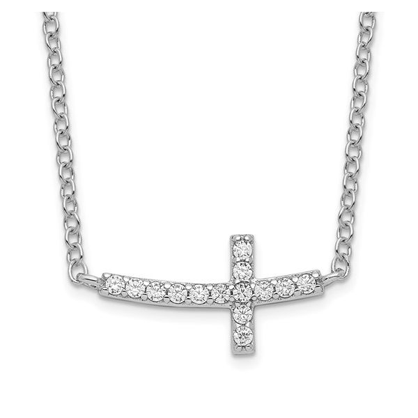 Silver Cross Necklace Van Scoy Jewelers Wyomissing, PA