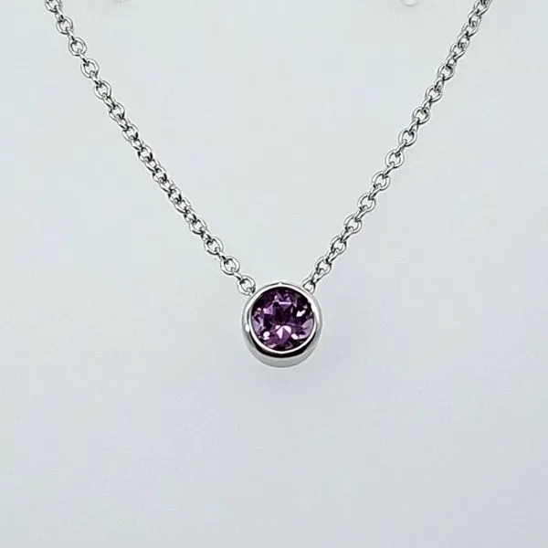 KIR Collection Sterling Silver Bezel Slide Pendant –...