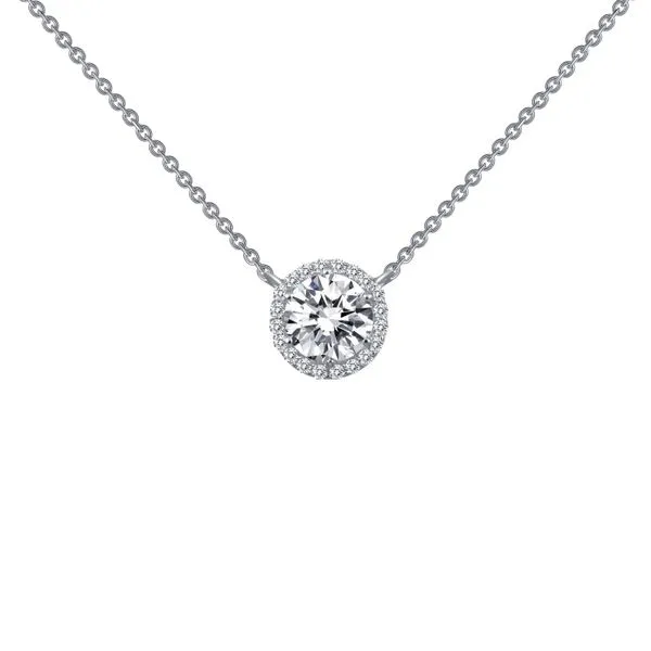 LAFONN Timeless Classics Necklace with LASSAIRE Simulated Diamonds – 1.23 CTW Sterling Silver Bonded with Platinum Van Scoy Jewelers Wyomissing, PA