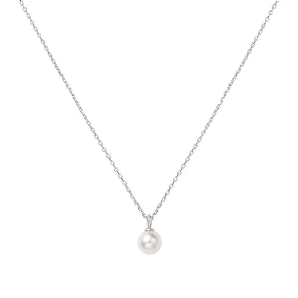 Ania Haie Sterling Silver Pearl Drop Pendant Necklace Van Scoy Jewelers Wyomissing, PA