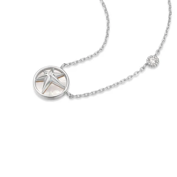ANIA HAIE Sterling Silver Starry Mother of Pearl Necklace – Elegant and Timeless Jewelry Van Scoy Jewelers Wyomissing, PA