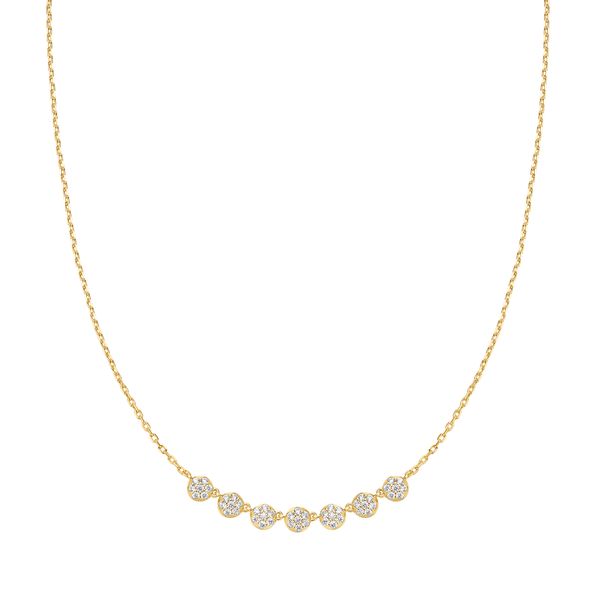 ANIA HAIE Sterling Silver with Gold Plate Pavé Multi Beaded Chain Necklace – Elegant & Trendy Jewelry Van Scoy Jewelers Wyomissing, PA
