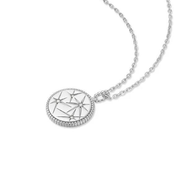 ANIA HAIE Sterling Silver Starry Charm Necklace – Elegant & Celestial Jewelry Van Scoy Jewelers Wyomissing, PA