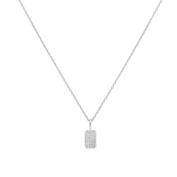 Ania Haie Sterling Silver Pavé Pendant Necklace Van Scoy Jewelers Wyomissing, PA