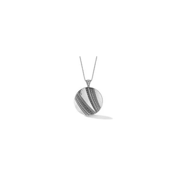 JAI by John Hardy Sterling Silver Master Artisan Disk Pendant Necklace, 18+2
