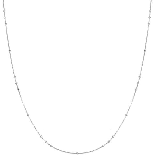 ANIA HAIE Sterling Silver Mini Bead Station Necklace Van Scoy Jewelers Wyomissing, PA